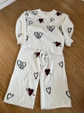 FURFUR 하트 무늬 룸웨어 젤라또피케