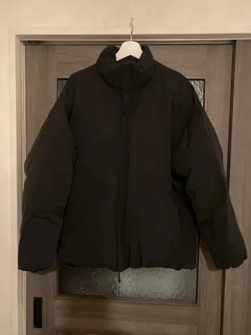 WAX 블랙 다운 자켓 M