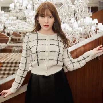 herlipto Bouncy Check Knit Pullover