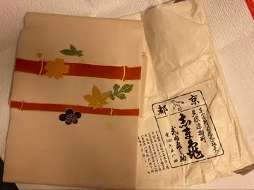 시마카메 교토 긴자 오비 나고야 오비 매실 벚꽃 단풍 대나무 기모노 의류