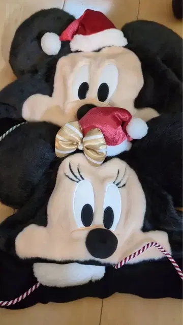 ( 당일 발송 ) 미키 미니 산타 모자 크리스마스 팬캡