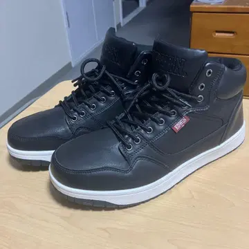 EDWIN 하이컷 스니커즈 블랙