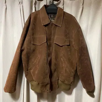스웨이드 브라운 자켓 구제 의류 이탈리아제