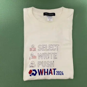 QurioStore WHAT 2024 티셔츠 L 사이즈