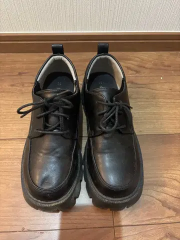 가죽 블랙 로퍼 M 사이즈