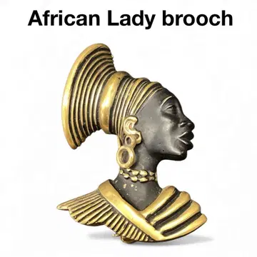 빈티지 아프리칸 레이디 브로치 [레어템]