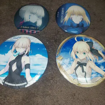 Fate 세이버 캔뱃지 묶음 판매