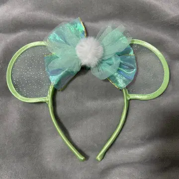 디즈니 민트 그린 귀 머리띠 팅커벨