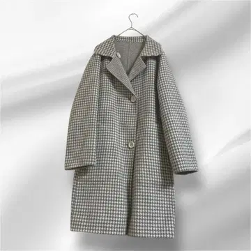 빅 사이즈! Do CLASSE/리버서블 울 코트/13 격자 무늬 체크