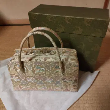 일본 의류용 핸드백 다색 일본풍 무늬 박스 포함