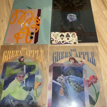 제일복권 미세스 그린애플 H상 클리어 파일&스티커 시트