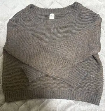 론 헤르만 모헤어 니트 브라운 블루 새상품급