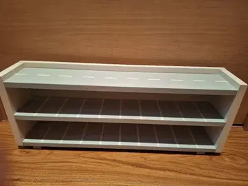 3coins 토미카 수납 선반 도로 무늬 2단 2개 세트