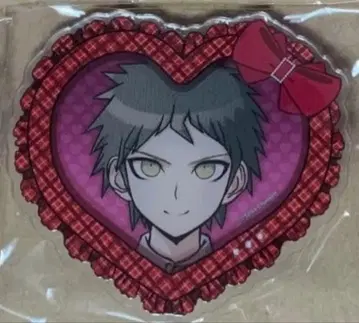 단간론파 하트형 아크릴 배지 히나타 하지메