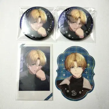 니지산지 윈터 데이트 2025 폴라로이드 캔뱃지 특전 엑스 알비오