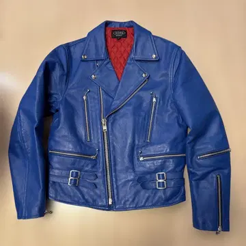 중고 혼 웍스 라이더 자켓 파랑 S 롱점퍼