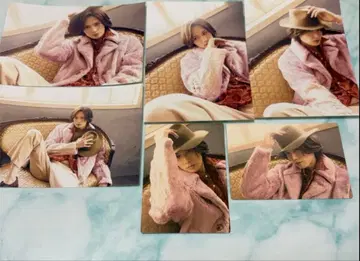 미즈에 켄타 브로마이드 트레이딩 카드 2024 핑크