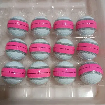 로스트볼 TOUR RESPONSE 최신STRIPE 복숭아 12구