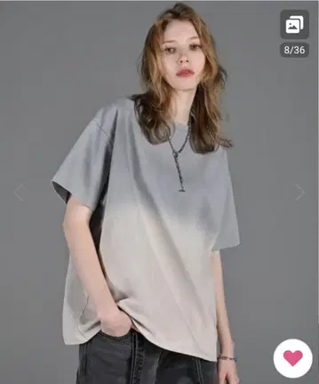 ADRER 그라데이션 T셔츠 L 사이즈