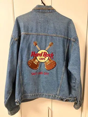 하드 록 카페 데님 자켓 XL