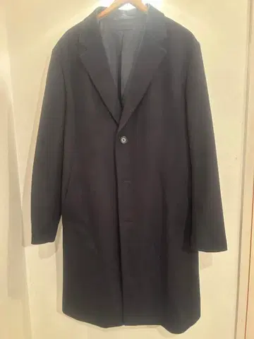 유니클로 캐시미어 블랙 체스터 코트