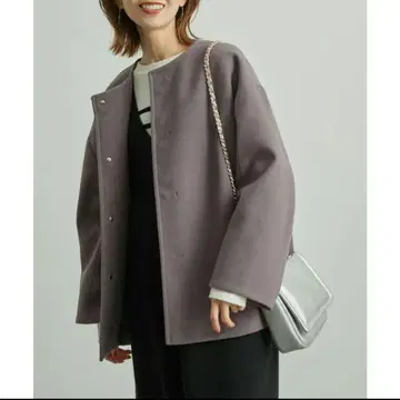 노카라 저지 멜톤 코트