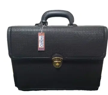 인덴야 하야토 하운드투스 비즈니스 백 가죽 골드 금장 장식