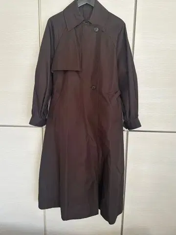 새상품 택 포함 노블 트렌치코트 38 브라운