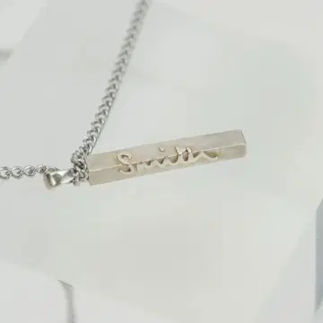 Paul Smith 크롭 로고 목걸이