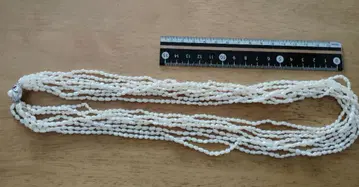 담수 진주 목걸이 8줄 클로징 실버 고급 디자인