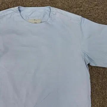 222와이퍼 구매 스카이블루 긴팔 라운드넥 셔츠