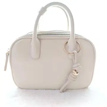 studio CLIP 화이트 라운드형 숄더백