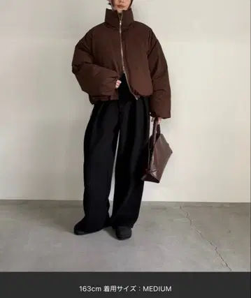 셀렉 MOCA 페이크 울 더블 턱 팬츠 M 셀렉모카