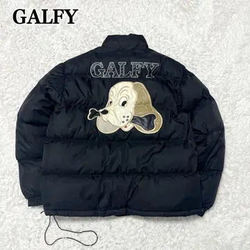 GALFY 갈피 다운 자켓 충전솜 블랙 코와카와 y2k 육후