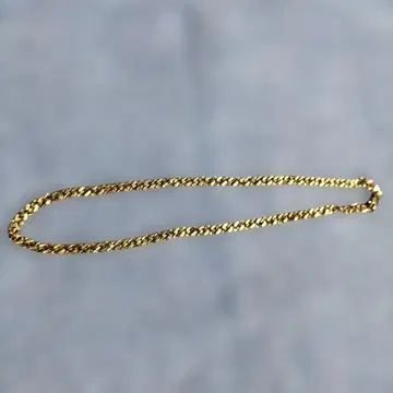 750 ITARY 각인 골드 넥 체인 목걸이 생전 정리