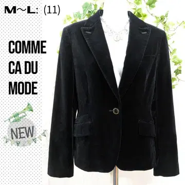M~L: 미사용 세레모니 자켓 / 꼼사데모드 벨벳 블랙