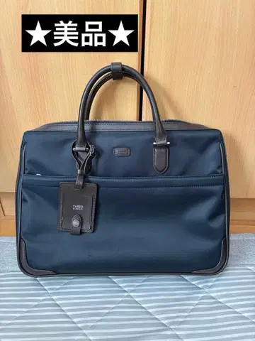 [ 새상품급 ] TAKEO KIKUCHI 네이비 비즈니스 백