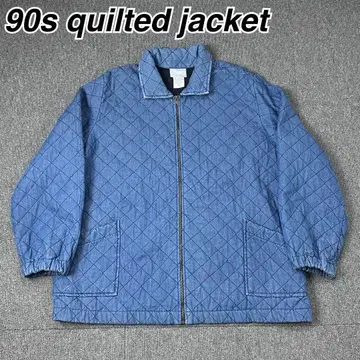 90s 데님 퀼팅 자켓 구제 의류