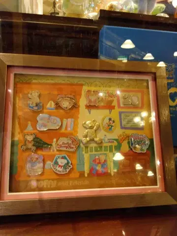 디즈니 더피 핀 배지 세트