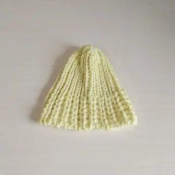 청키한 니트 모자 레몬