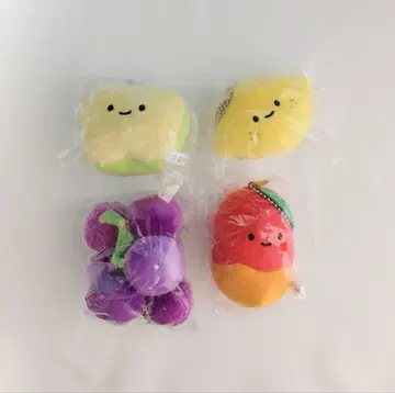 닛코리노 후르츠 봉제 인형 3개 4개 세트