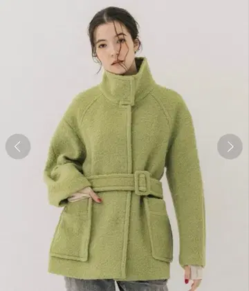 publictokyo 울 루프 숏코트