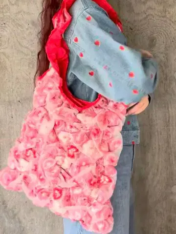 Casselini 플라워 장식 토트백