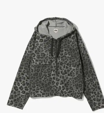 레오파드 무늬 후드티 AiE 에이아이이 23ss 레오파드