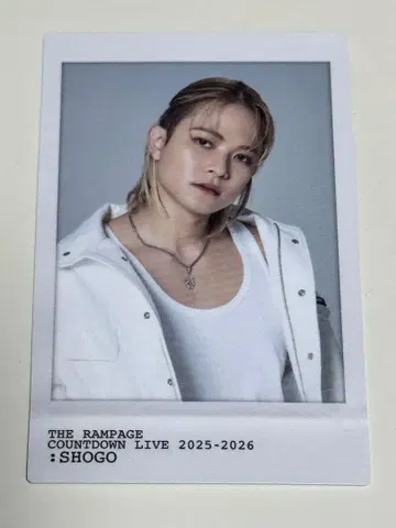 THE RAMPAGE 이와타니 쇼고 스티커 카드 시크릿