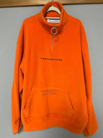 LEGENDA 지퍼 슬리브 트레이닝복 오렌지