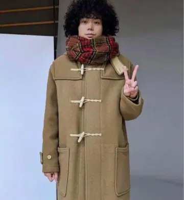 스다 마사키 착용 Gloverall 잉글랜드제 더플 코트