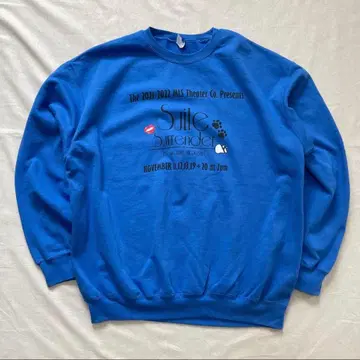 미국 빈티지 의류 포트앤컴퍼니 네이비 블루 맨투맨 와이드 사이즈