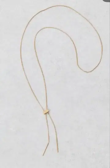 THE PAUSE 슬라이더 타이 목걸이