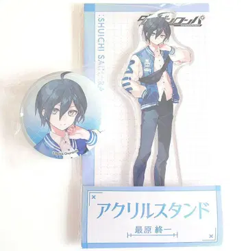 [단간론파/사이하라 슈이치] 로손 아크릴 스탠드 & 캔뱃지